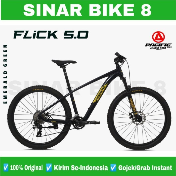 Terbaru Sepeda Gunung Mtb Pacific Flick 5.0 Alloy 27.5 Inch 2 X 8 Speed Promo Terlaris