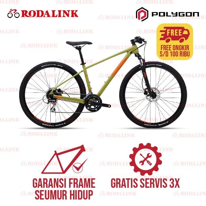 Terbaru Polygon Sepeda Perkotaan Hybrid Heist X2 Promo Terlaris