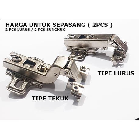 Murah - Engsel Sendok Untuk Frame Aluminium Merk Huben