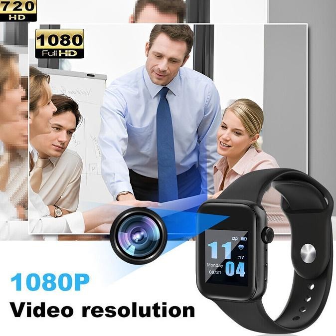 Baru Jam Tangan Spy Cam Intip Camera Kecil Tersembunyi kamera mini CCTV HD