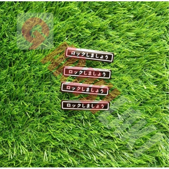 

Sticker Ayo Kunci Resin