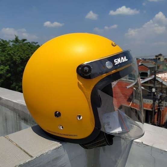 visor kaca helm bogo clear bening retro zeus 385 380 jpn carglos snail
