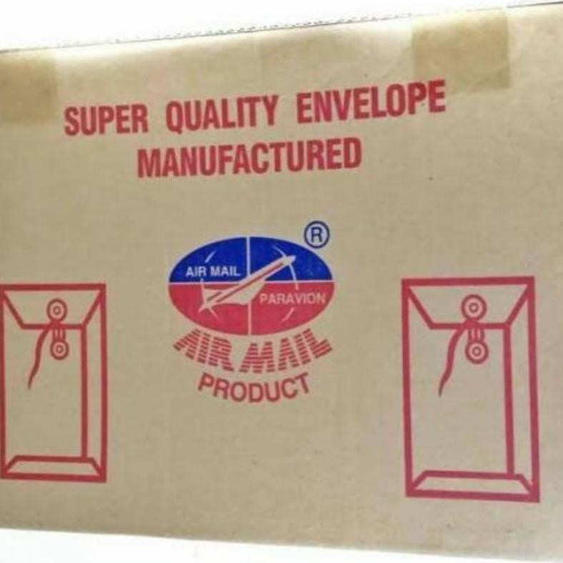 

TIO Amplop coklat tali 310 Air mail Folio ( 1 pk ) TERLARIS