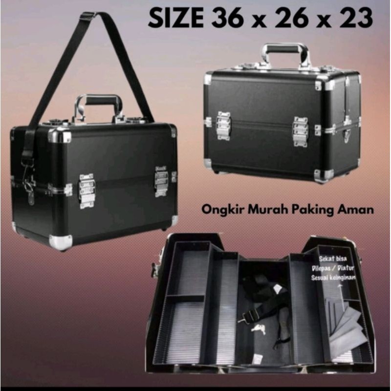 Tas makeup besar /tas rias/ box rias