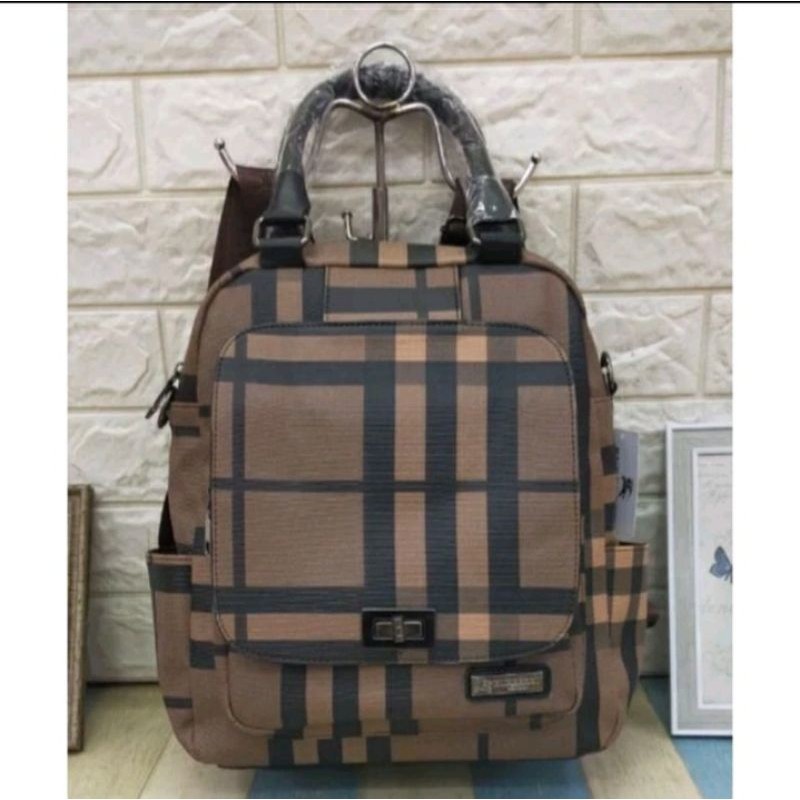 Tas ransel/selempang Burberry multifungsi,Ransel wanita import