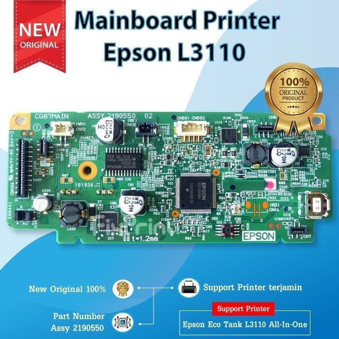 Original Mainboard Epson L3110 Board Motherboard Printer L3110 L-3110 Best