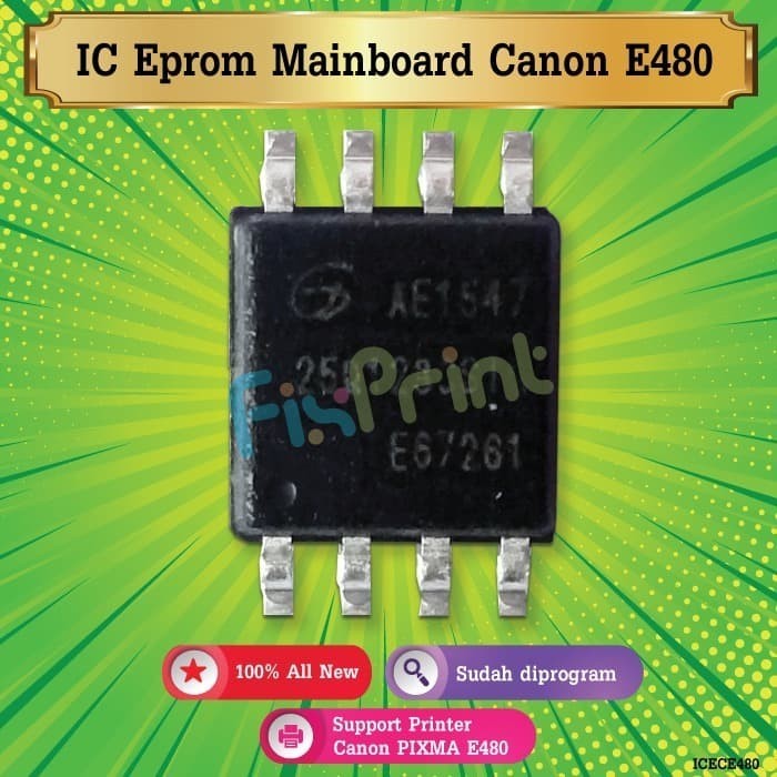 Ic Eprom Canon E480 Ic Eeprom Reset Mainboard Canon E480 Resetter Best