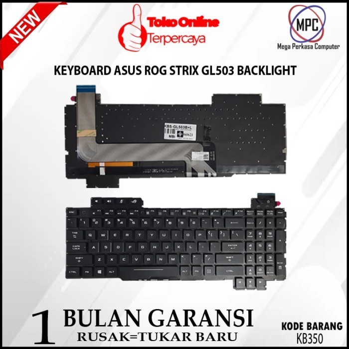 Keyboard Asus Rog Strix Gl503 Backlight Best