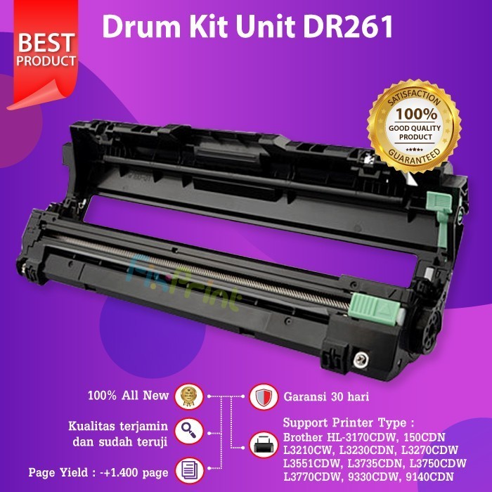 Drum Kit Unit Dr261 Dr263 Tn261 Tn263 Compatible Hl3170Cdw Best