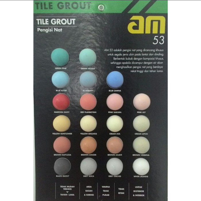 Am 53 Pengisi Nat Keramik Tile Grout Semen Warna Am53 Mortar Warna Best
