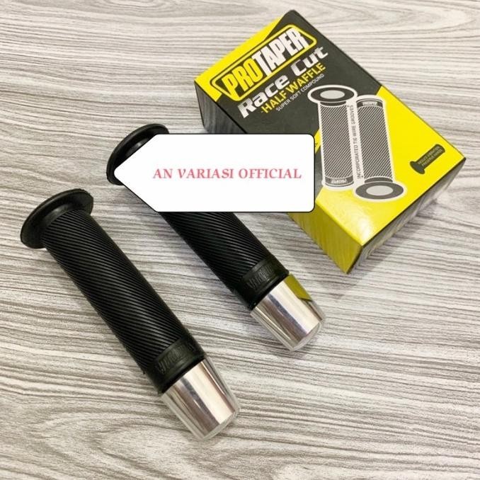 Grip Handgrip Protaper Bulu Lembut+Jalu Stang Crome Universal Motor