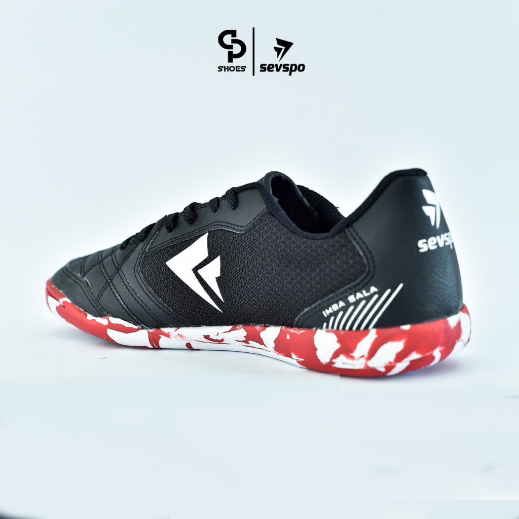 [MAD SPORT] SEPATU FUTSAL SEVSPO IMBASALA WHITE RED CAMO ORIGINAL 100%