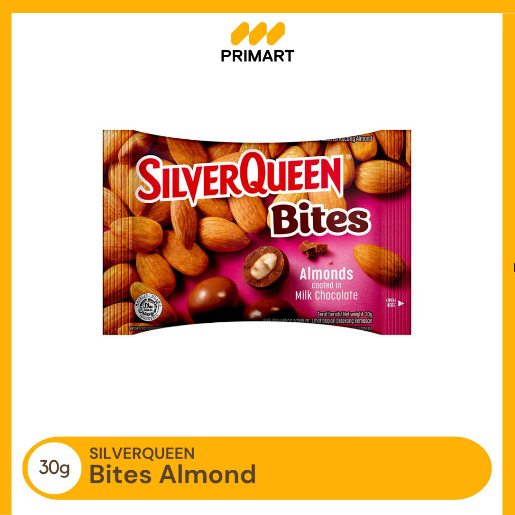 

Silver Queen Coklat Bites Almond 30 gram