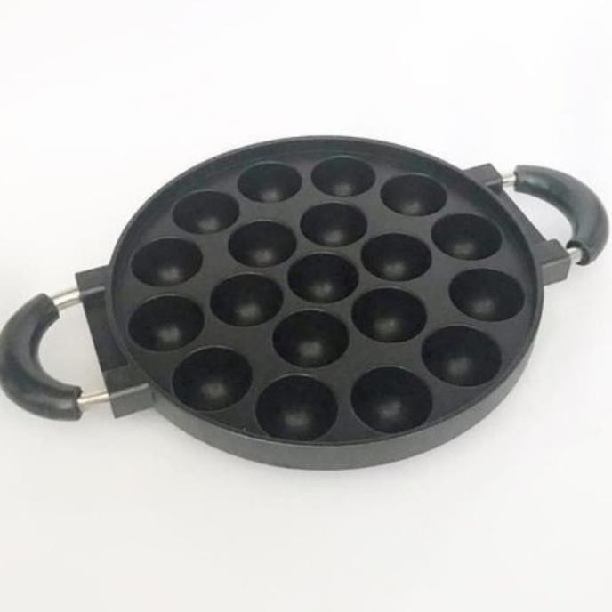 Best Sales Happy Call 19 Cekung Cetakan Kue 19 Lubang Cake Pan Takoyaki Original
