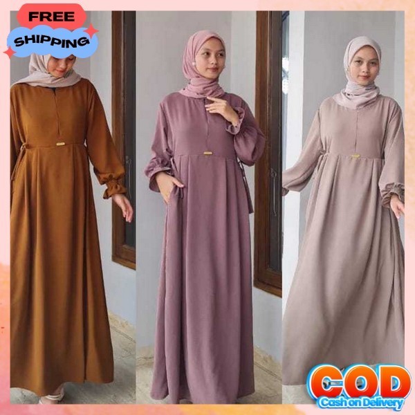Terbaru 2024 Bsju Games Bju Perempuan Sari Bj Fashion Baju Gamis Terbaru2024 Gmis Syar'I Casual Prem