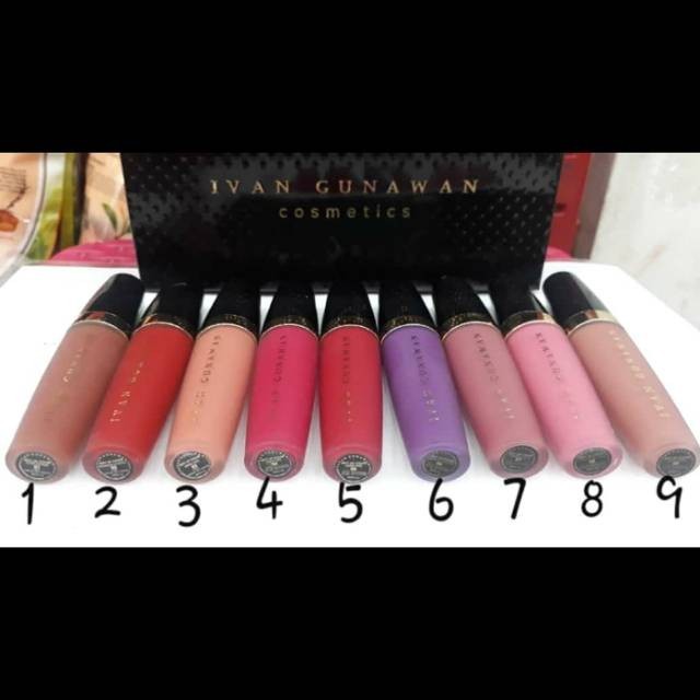Lipstik Matte Ivan Gunawan / Sexy Lips Color Ivan Gunawan / Lips Cream Ivan Gunawan