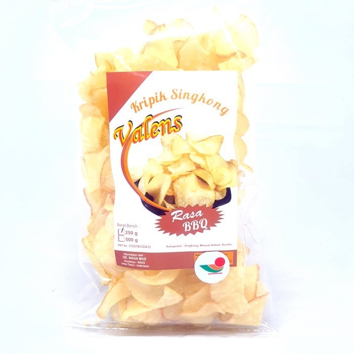 

;&;&;&;&] VALENS KRIPIK SINGKONG BBQ 250gr KERIPIK BARBECUE CAMILAN CEMILAN