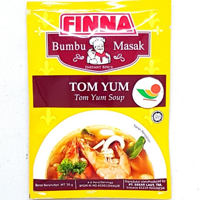 

hanya disini] FINNA TOM YUM 50gr YAM BUMBU THAILAND SOUP TOMYUM TOMYAM PASTA SUP