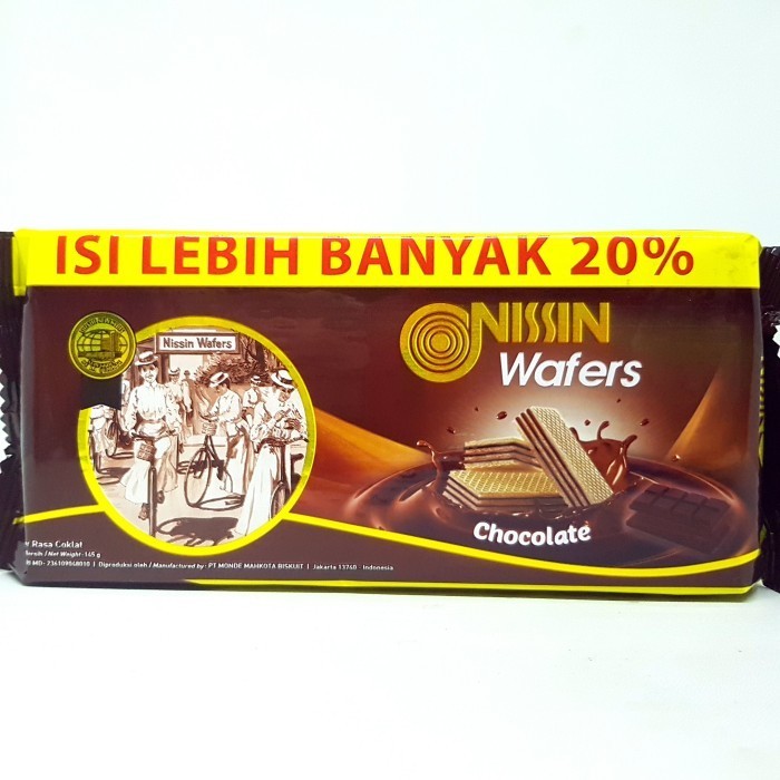 

*$*$*$*$] NISSIN WAFERS 145gr WAFER CHOCOLATE COKLAT STROBERI VANILLA KACANG