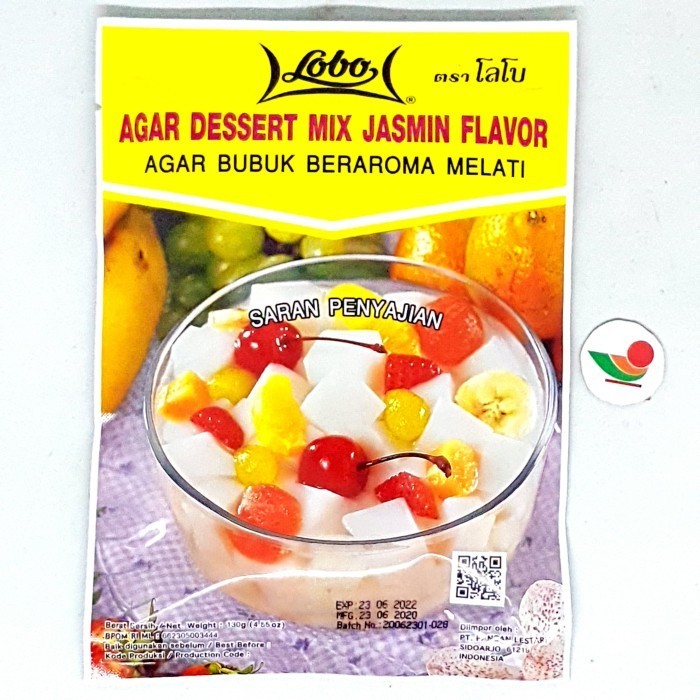 

$$$$] LOBO AGAR DESSERT MIX JASMIN FLAVOR 130gr PUDING PUDDING JASMINE