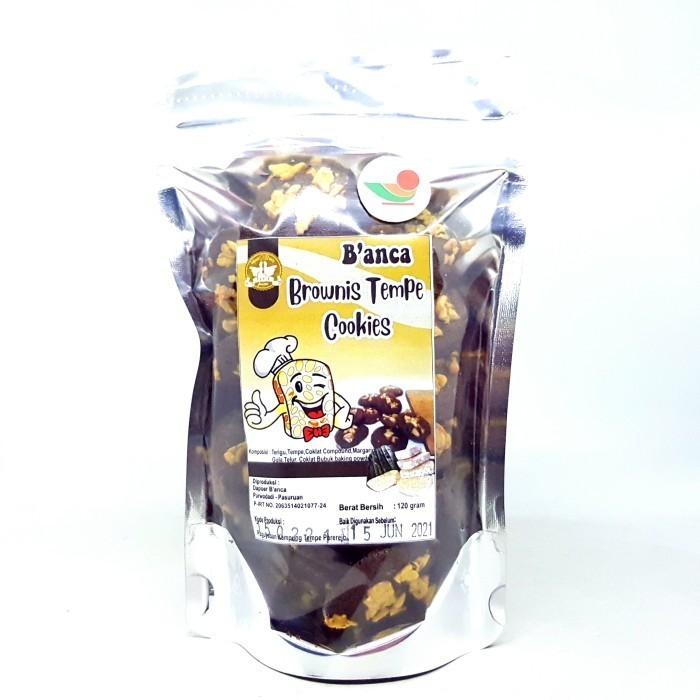 

((((()paling dicari] B'ANCA BROWNIS TEMPE COOKIES 120gr BRONIS KERING CRISPY BROWNIES