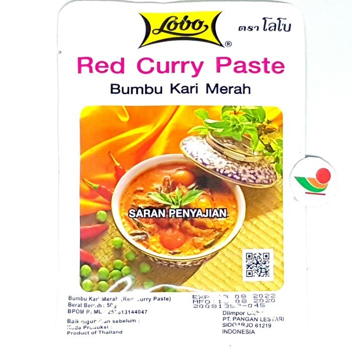 

{{{{{{] LOBO RED CURRY PASTE 50gr BUMBU INSTAN KARE KARI IMPORT THAILAND