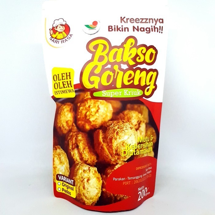 

Ready stock] SARI RASA BAKSO GORENG SUPER KRIUK 200gr KRIPIK KERIPIK BASO ASLI