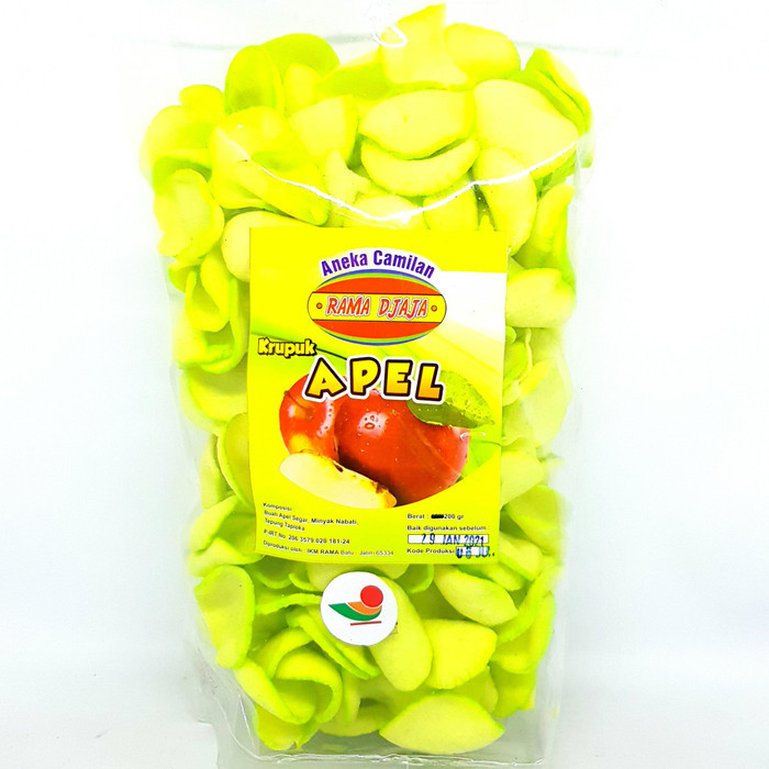 

@=@=@=@=] RAMA DJAJA KRUPUK APEL 200gr ANEKA CAMILAN KERUPUK BUAH ASLI MANIS