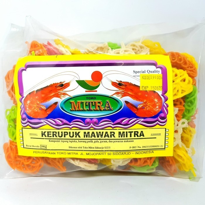 

Produk Unggulan] MITRA KERUPUK MAWAR WARNA 500gr KRUPUK KHAS OLEH SIDOARJO JAWA TIMUR