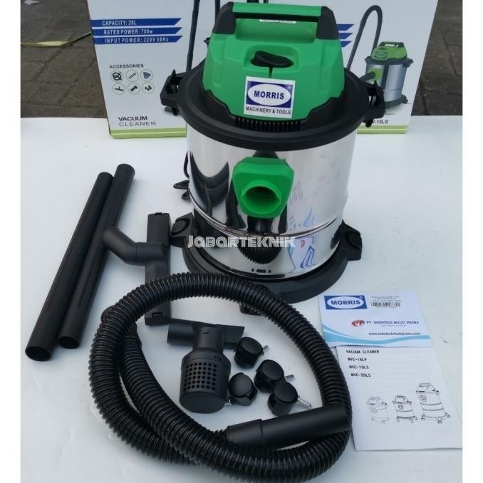 Vacum Cleaner Morris Vacuum Cleaner Penyedot Debu Vakum 15 L Stainless Joannaspick