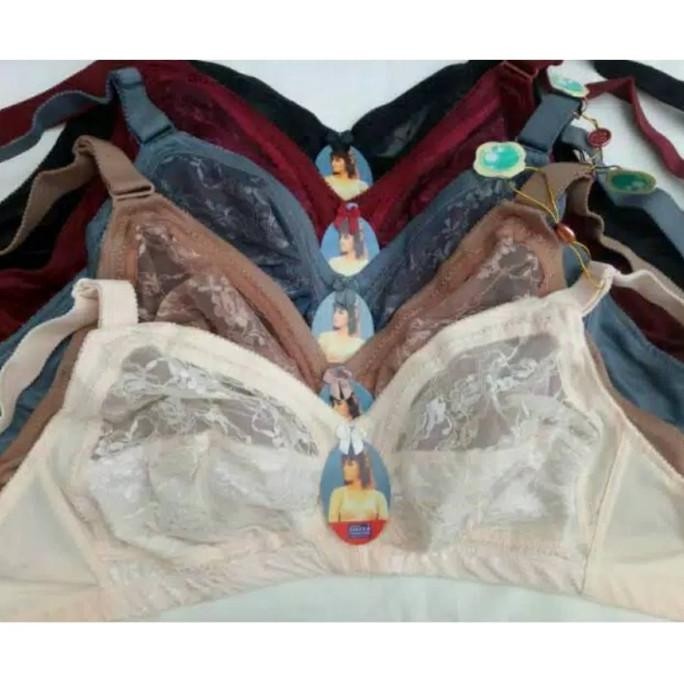 BH Bra Sister Cup Besar, tanpa kawat/Size 36-44