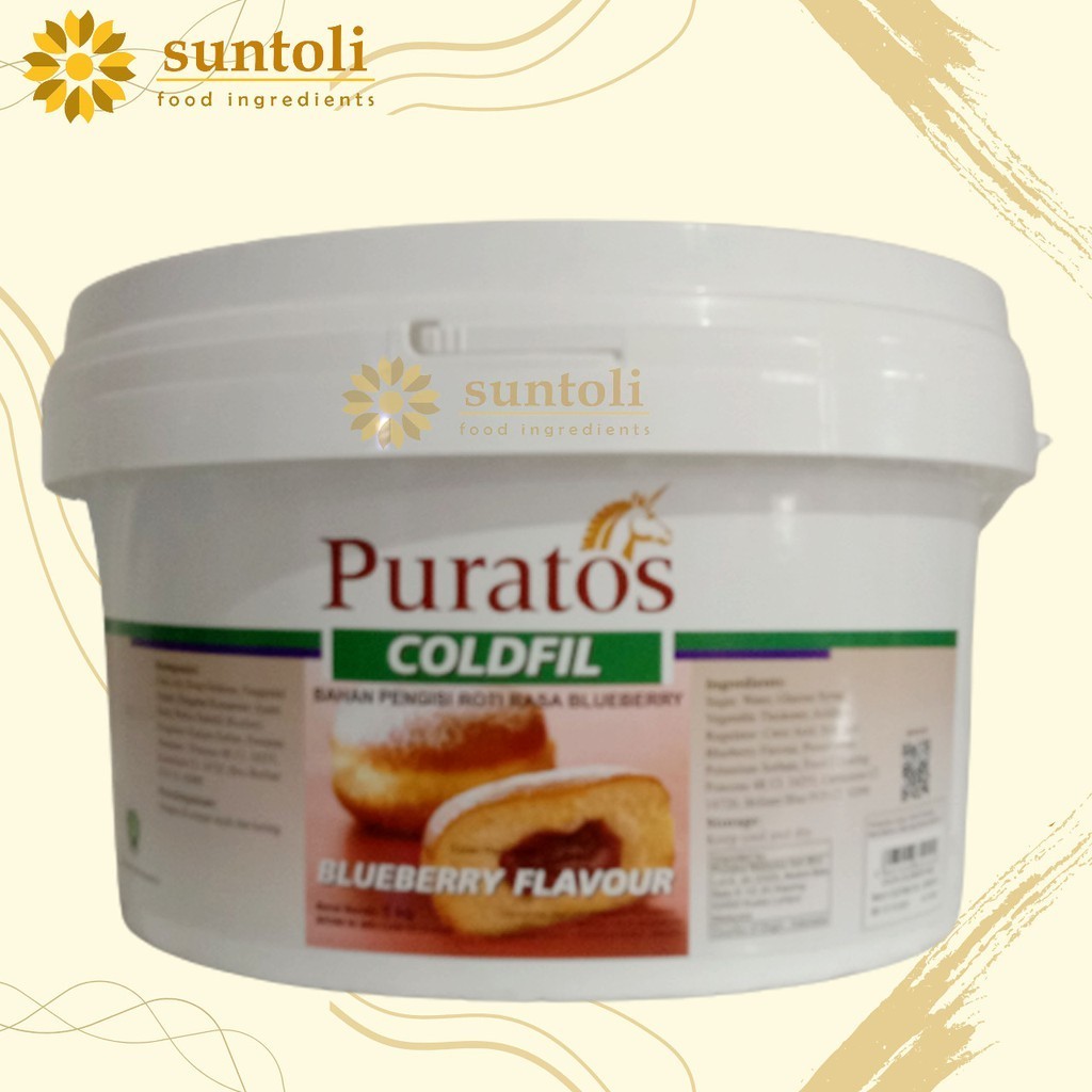 

Puratos Coldfil Blueberry / Selai Bluberi Siap Pakai - 5 Kg