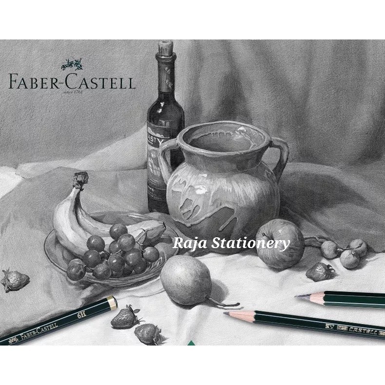 

Faber Castell 2B Wooden Cil / Sil 2B Faber Castell 9000 Kayu Ujian Komputer Lusin [12Pcs]