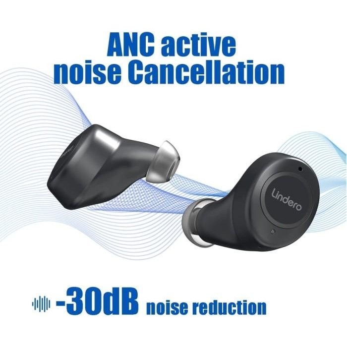 NEW LINDERO ANC TWS QUALCOMM QCC3040 APTX ADAPTIVE BLUETOOTH 5.2 HEADSET