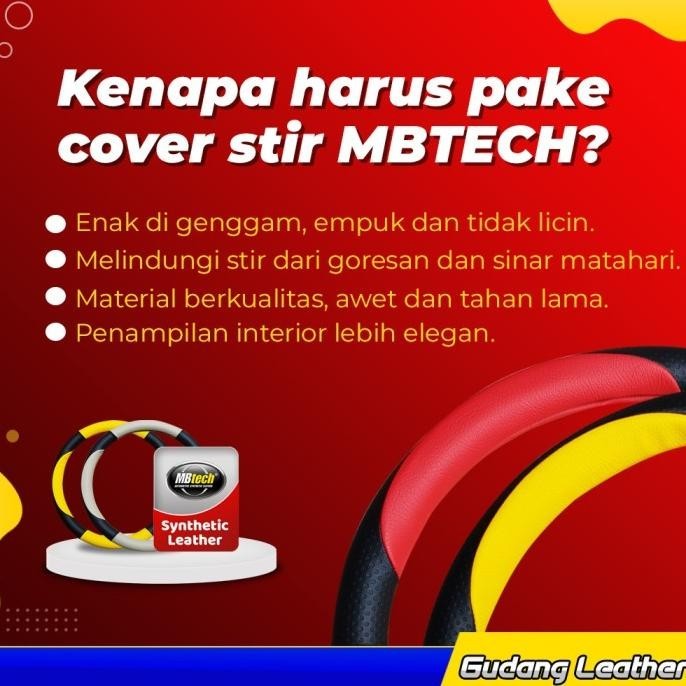 Sarung Stir Mobil - MBTECH ORIGINAL / Cover Stir MBTECH