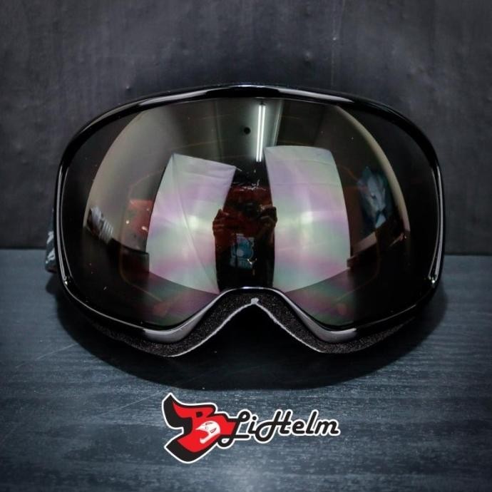 GOGGLE CROSS JPX BLACK GLOSS RIBEN | GOOGLE MOTOCROSS JPX TRAIL HELMET
