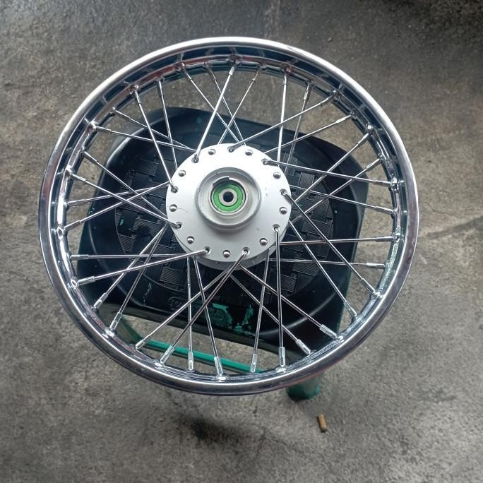 VELG MIO TROMOL DEPAN BELAKANG ORI DAN JARI JARI, LAHER DAN STEL VELG