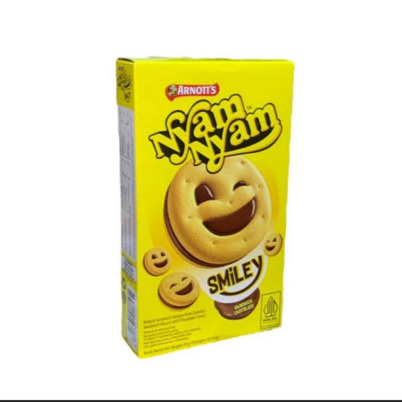 

Nyam nyam smiley biskuit 45gr