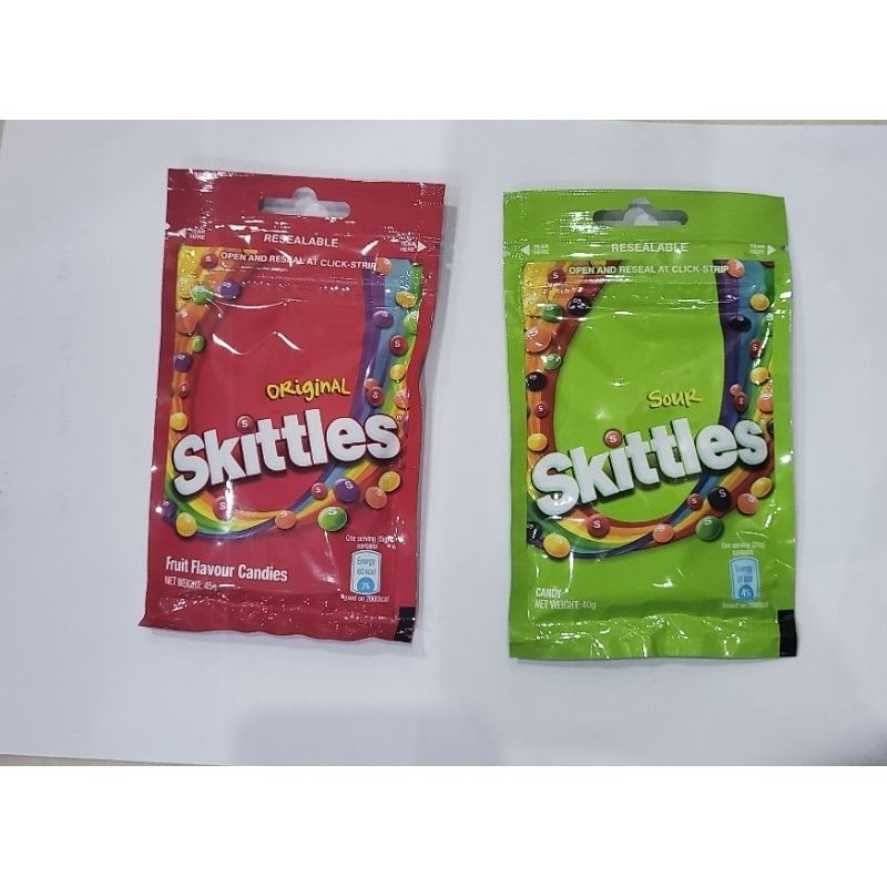 

Permen Rasa Buah Skittles Candy Dan Sour 1 Box