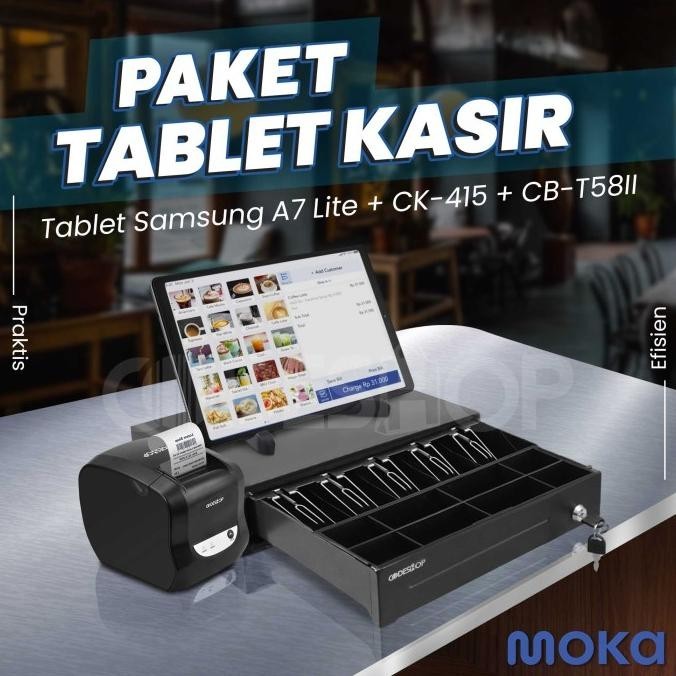 

PAKET MESIN KASIR TABLET UNTUK RESTO SUPPORT MOKA POS