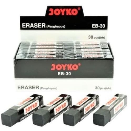 

PENGHAPUS JOYKO (1pak= 30pc) / PENGHAPUS PENSIL EB 30 / ERASER