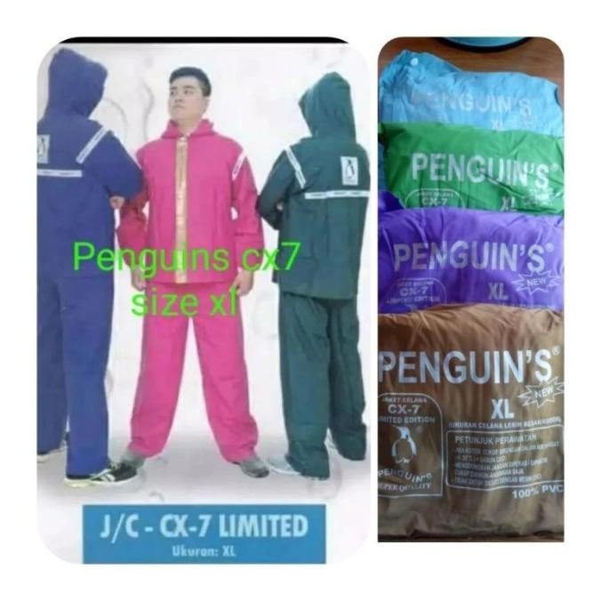 kim Agen grosir jas hujan penguin cx7 size xxl jaket celana