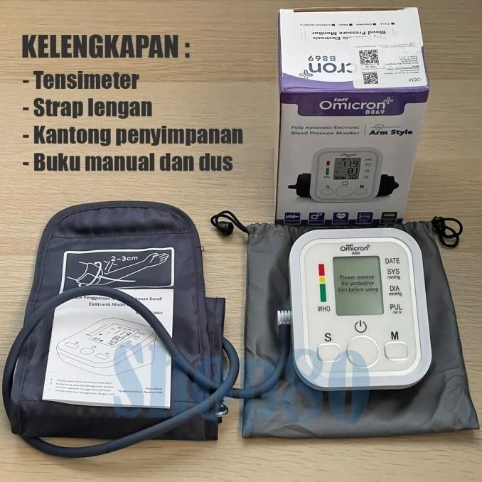 juw Tensimeter Digital Omicron Alat Ukur Tekanan Darah Lengan Pergelangan