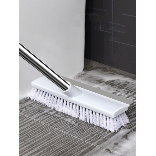 Sikat Lantai Kamar Mandi Pembersih Dinding WC Wiper Dorong Serokan Air