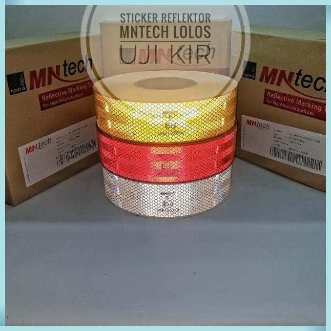 Update STICKER SCOTLIGHT REFLEKTOR PEMANTUL CAHAYA MNTECH UJI KIR 1 M 