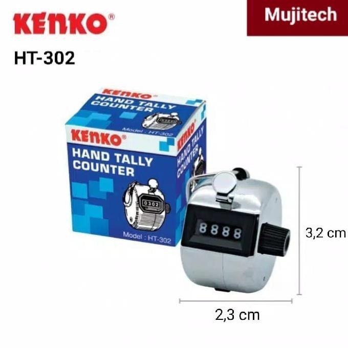 

Terbaru! HAND TALLY COUNTER STAINLESS STEEL HT-302 KENKO ALAT HITUNG MANUAL .,