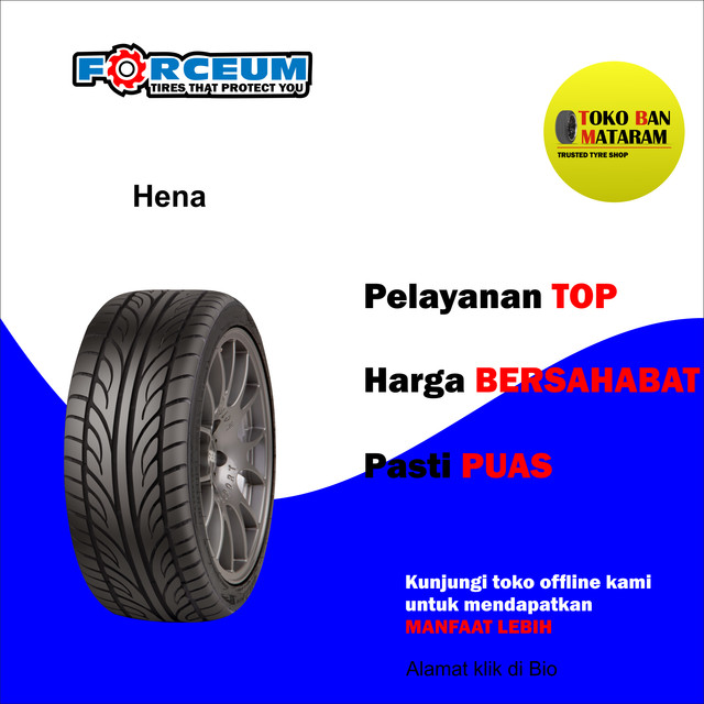 ban mobil Forceum 205/40R17 205/40/17 20540R17 20540 R17 r17 r 17 hena