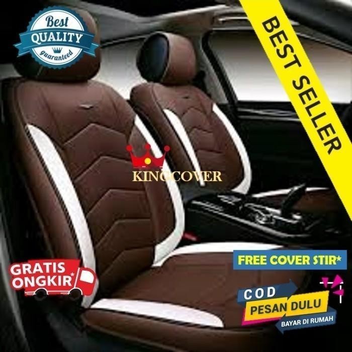 Sarung Jok Mobil Mobilio 2017-2021 Kulit Syntetic Full 3 Baris