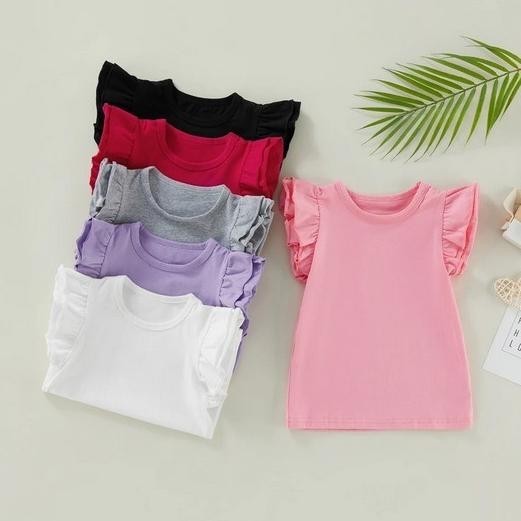 TSHIRT ANAK RUFFLE TOP YEDARI
