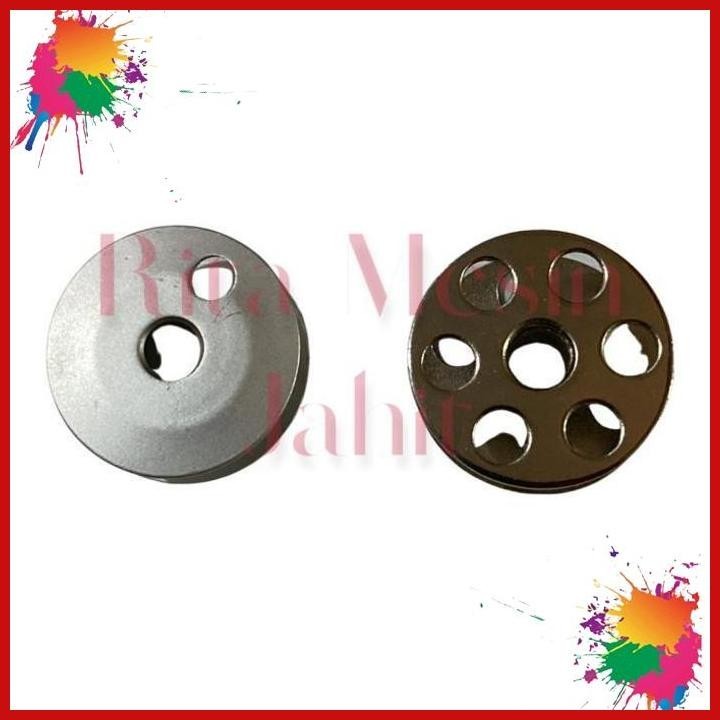 spool jarum 2 jumbo bolong bolong dan aluminium [rtc]
